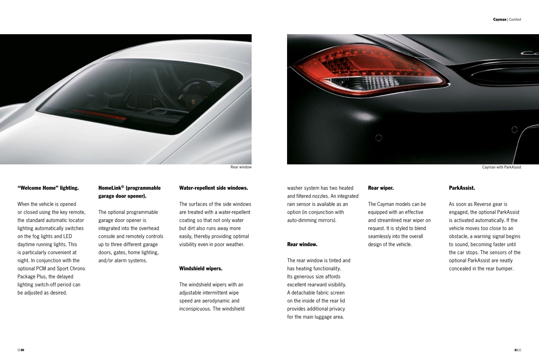 2012 Porsche Cayman Brochure Page 5